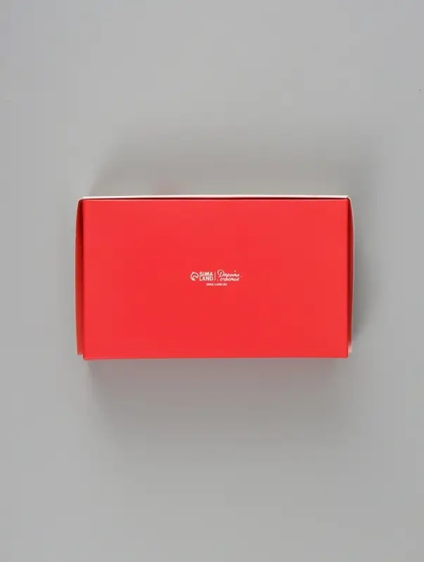 Коробка подарочная складная &laquo;С любовью&raquo;, 20&times;12&times;4 см, с окном