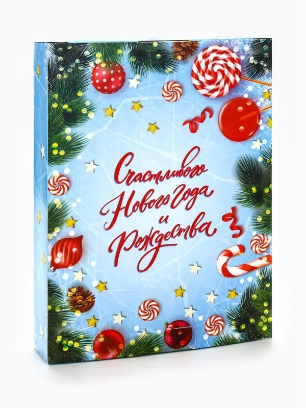 Адвент календарь новогодний с мёдом &laquo;2026&raquo;, облепиха, кедровые орешки, малина, цитрус, клубника
