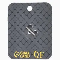 Булавка &laquo;Вечеринка&raquo; стразы, 7 см, голубая в серебре