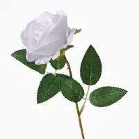 Цветы искусственные &laquo;Роза обаяние&raquo;, 6&times;46 см, белые