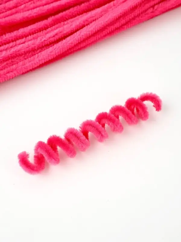 Синельная проволока набор 50 шт., розовая, 30 см