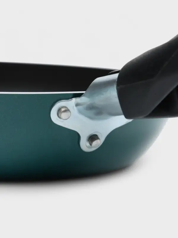 Сковорода Colibri, d=18 см, пластиковая ручка, антипригарное покрытие, алюминий, зелёная