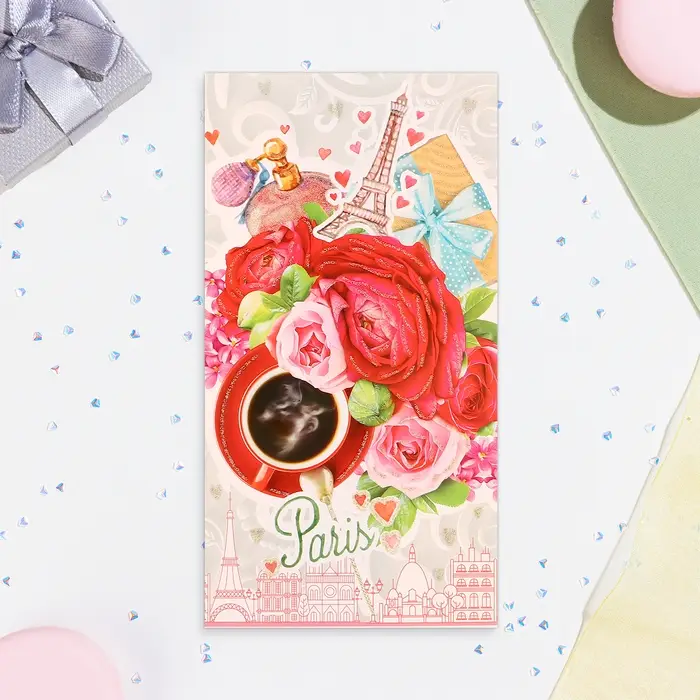 Конверт для денег PARIS 18.5×8.5 см