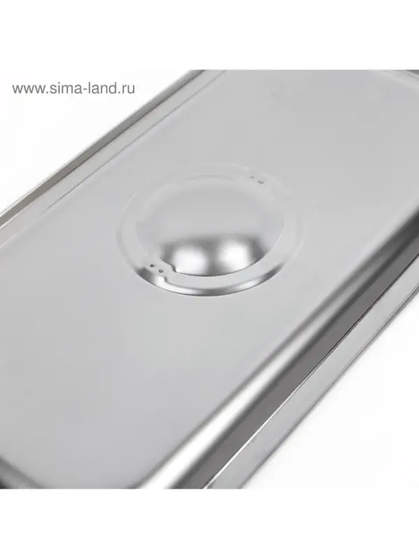 Крышка к гастроёмкости GN 1/3 Hanna Kn&ouml;vell, 32.5&times;17.6&times;1.5 см, толщина 0.6 мм, нержавеющая сталь