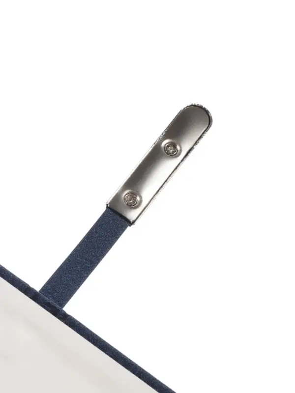 Ежедневник недатированный формат А5, с хлястиком, 112л, линия, пвх, Узор Синий Ежедневник недатированный формат А5, с хлястиком, 112л, линия, пвх, Узор Синий