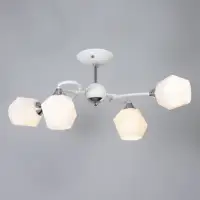 Светильник потолочный BayerLux &laquo;Миссури&raquo;, люстра 4хЕ27, 40 Вт, белый, 71&times;36&times;29 см