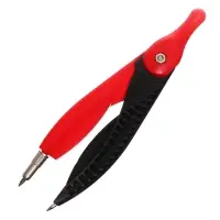 Циркуль пластиковый ErichKrause. Classic, 122 мм, PVC чехол, МИКС