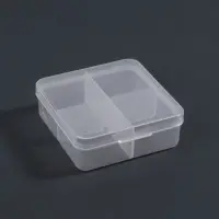 Органайзер для хранения мелочей, 4 ячейки, 6.7×6.7×2.3 см, прозрачный