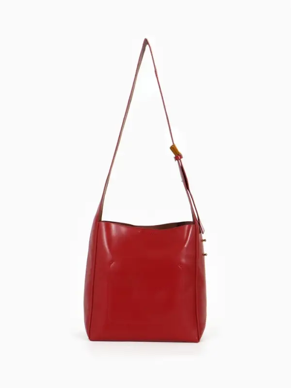 Сумка женская TEXTURA на винтовом замке, 24&times;11&times;24 см, бордовая