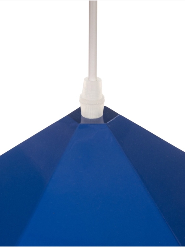 Светильник Edward 1х40Вт Е27 пр-1м синий 38х38х25см Светильник Edward 1х40Вт Е27 пр-1м синий 38х38х25см