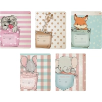 Тетрадь школьная 12 л., кос.лин. КАРМАННЫЕ ЖИВОТНЫЕ в ассорт., 7-12-936/3