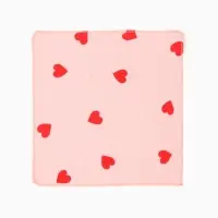 Набор платочков Крошка Я Pink Heart 20*20 см - 6 шт, муслин, 100 % хлопок