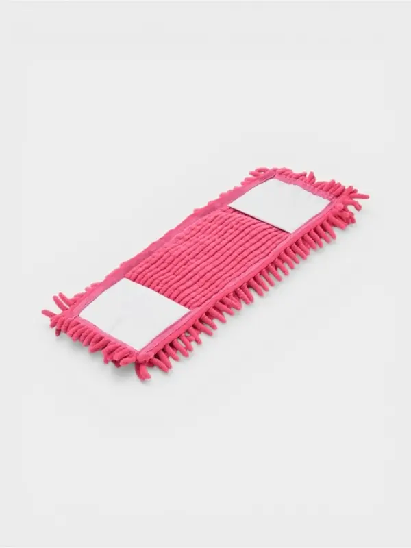 Насадка для плоской швабры &laquo;Доляна&raquo;, 42&times;12 см, 80 г, микрофибра букли, красная