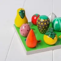 Счётный материал &laquo;Весёлая грядка&raquo;, набор 15 овощей