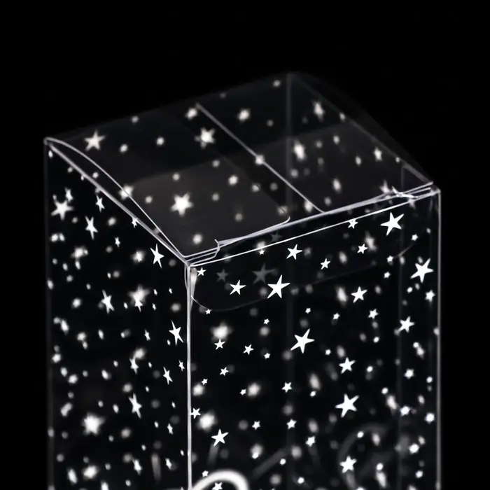 Складная прозрачная коробка из PVC, для упаковки подарков, LOVE YOU, 5×5×12 см Складная прозрачная коробка из PVC, для упаковки подарков, LOVE YOU, 5×5×12 см