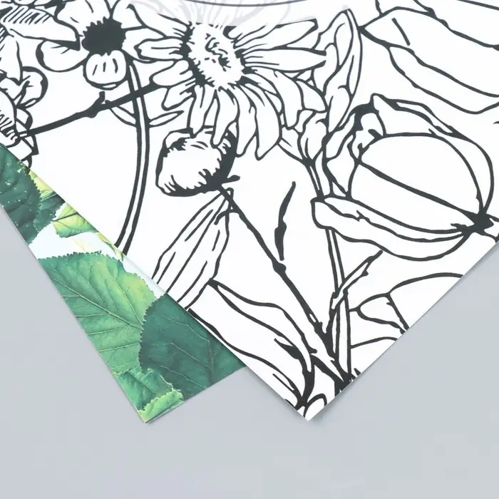 Бумага для скрапбукинга двусторонняя "Зайчики и цыплёнок" плотность 180 гр 30,5х32 см