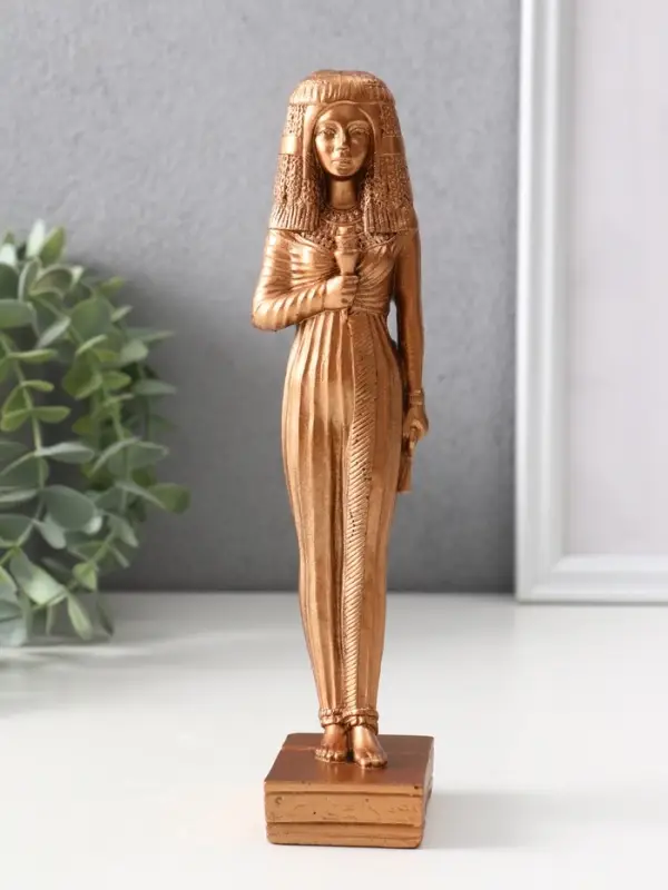 Фигура «Богиня египетская», 19.5×4×5.5 см, бронза Фигура «Богиня египетская», 19.5×4×5.5 см, бронза