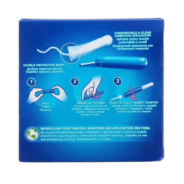 Тампоны &laquo;Tampax&raquo; Compak Super Plus Duo, с аппликатором, 16 шт