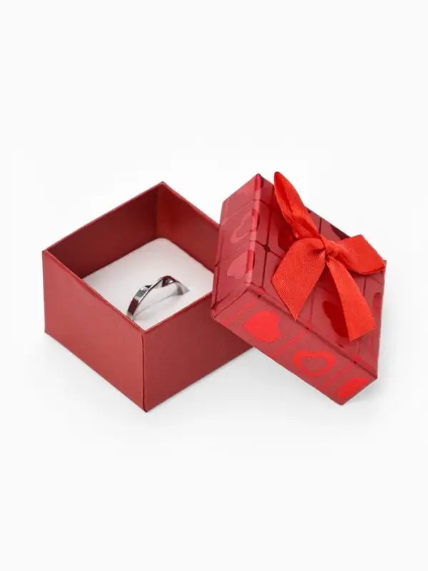 Набор коробочек подарочных 6 шт. под серьги/кольцо &laquo;Сердца&raquo;, 5&times;5, цвет МИКС (9901789)