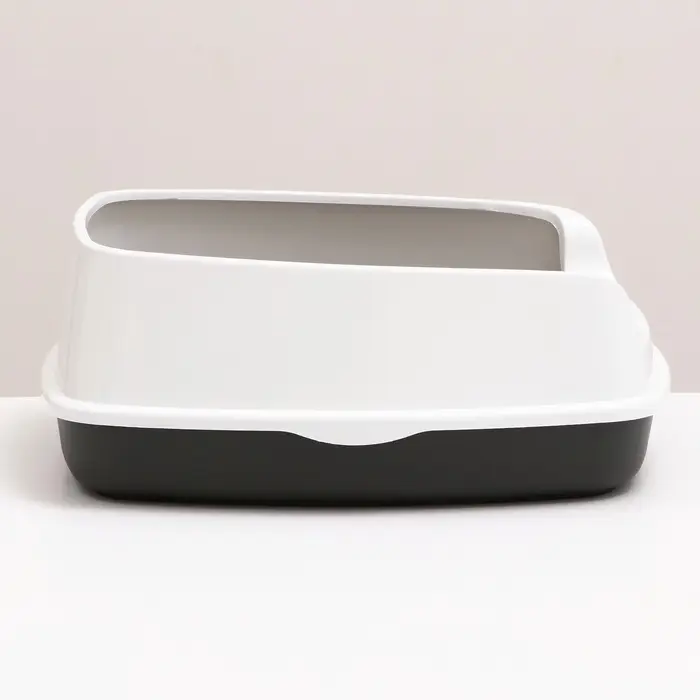 Туалет &laquo;Айша&raquo; S, 45&times;35&times;18.5 см, с высоким бортом, серый