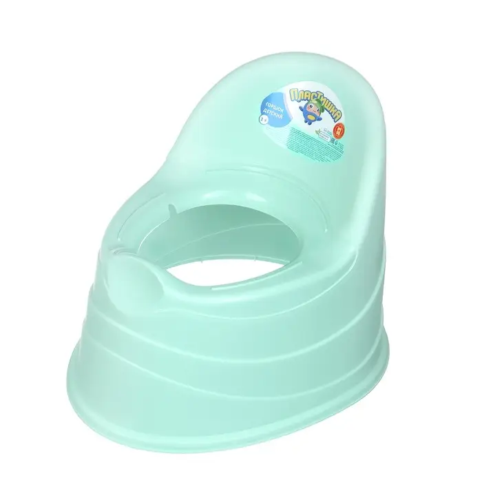 Горшок двухцветный, светло-зеленый