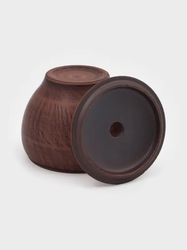 Горшок для жаркого &laquo;Гладкий&raquo;, 550 мл, 10&times;12 см, красная глина