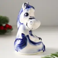 Сувенир Лошадка Маруся, 10х6х6,5см, гжель