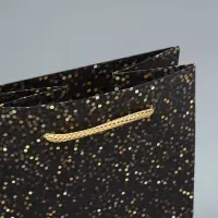 Пакет подарочный под бутылку &laquo;Блеск&raquo;, 36&times;14&times;10 см