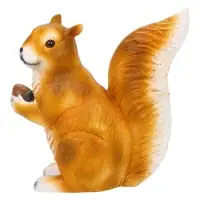 Садовая фигура из полистоуна &laquo;Белка с орехом&raquo;, 21.5&times;8.5&times;21 см