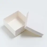 Коробка складная, крышка - дно, белая, 10&times;10&times;5 см
