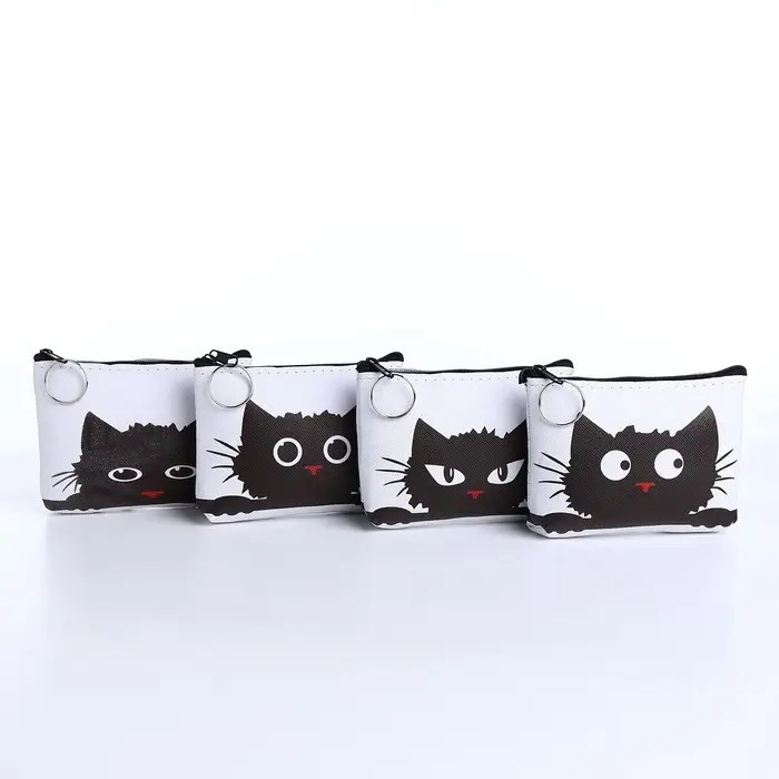 Кошелёк детский &laquo;Котики&raquo;, маленький, монетница, МИКС