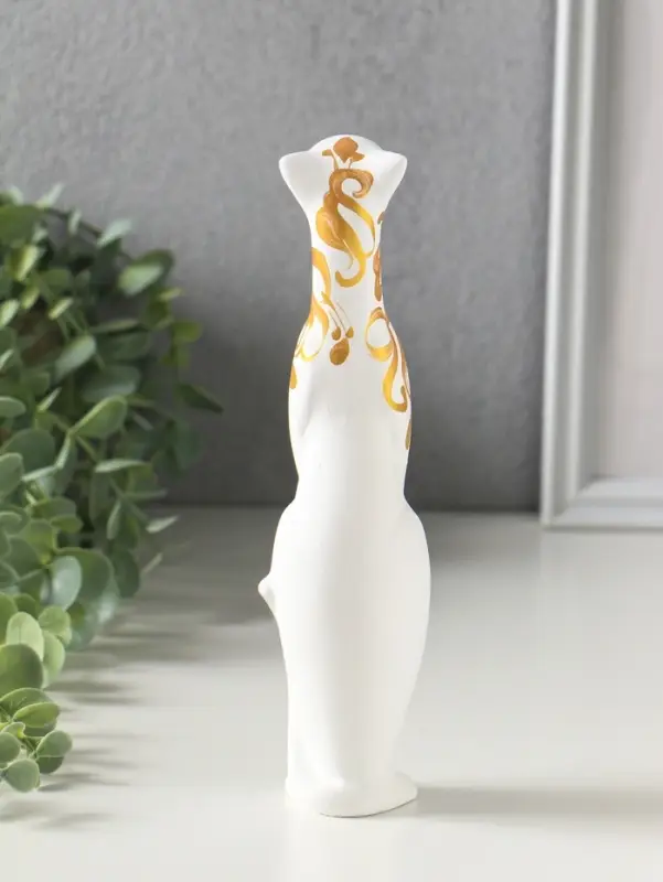 Фигура керамика &laquo;Кошка Багира&raquo;, 20 см, белый