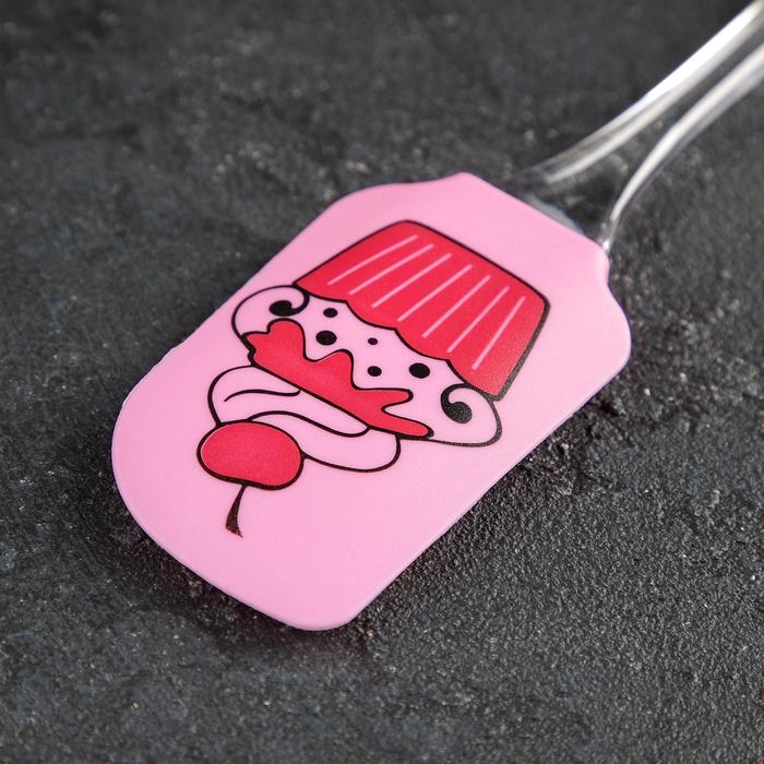 Лопатка Доляна «Настроение», 25 см, МИКС Лопатка Доляна «Настроение», 25 см, МИКС