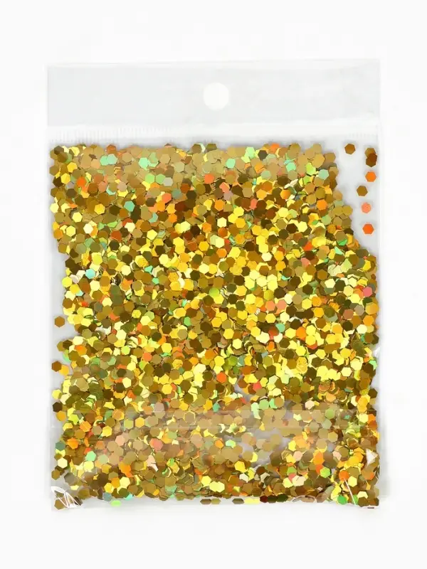 Наполнитель для шаров &laquo;Конфетти шестиугольник&raquo;, d=3 мм, 10 г