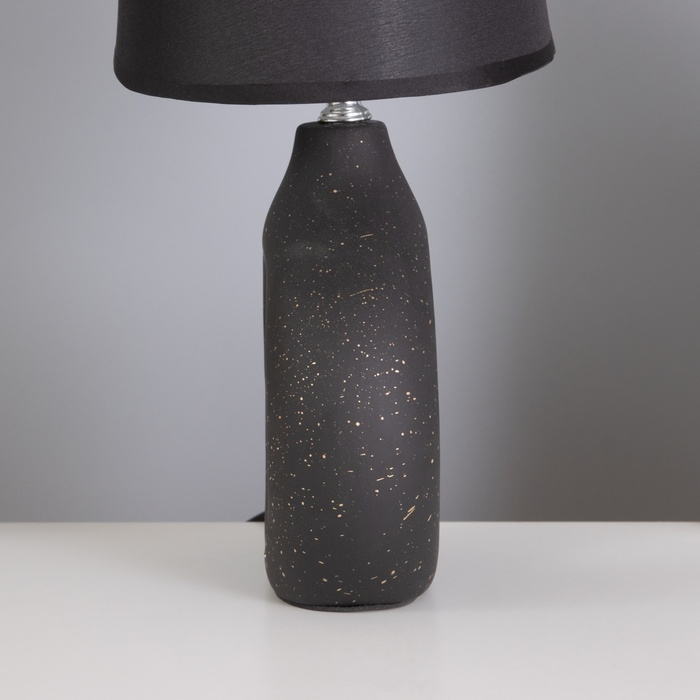 Лампа настольная Лампа настольная "Анжелика" 1х40Вт Е14 черный 22х22х32см