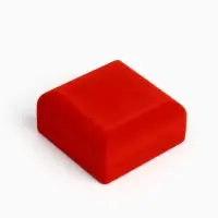 Футляр бархатный под браслет &laquo;Классический&raquo; 9&times;9&times;4 см, красный, d=5.4 см