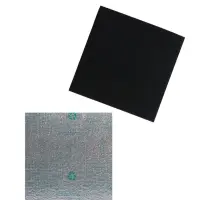 Самоклеящийся ковролин 30х30см, черный