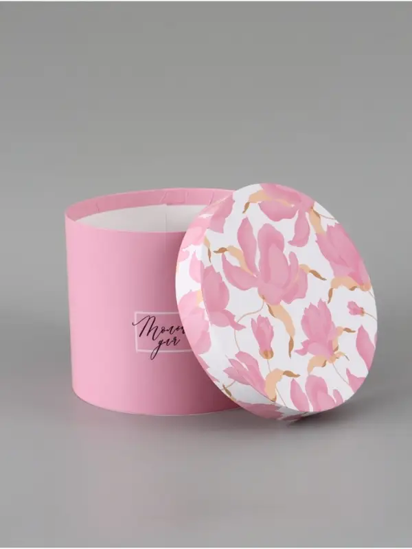 Набор шляпных коробок 5 в 1 &laquo;Нежные лилии&raquo;, 13 &times; 14 ‒ 19.5 &times; 22 см