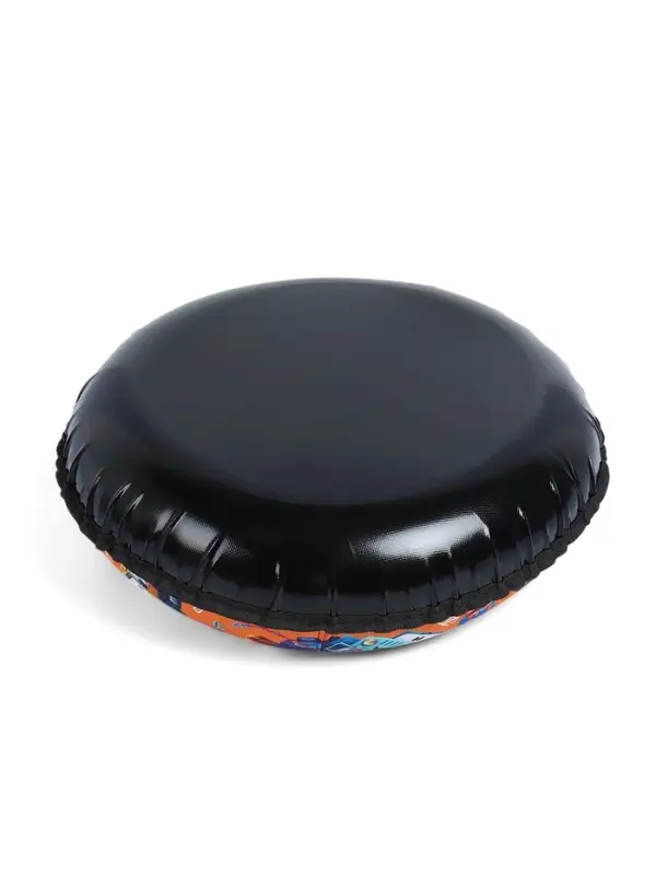 Тюбинг – ватрушка «Машинки», диаметр чехла 70 см, оранжевая, чёрная, Winter Star Тюбинг – ватрушка «Машинки», диаметр чехла 70 см, оранжевая, чёрная, Winter Star