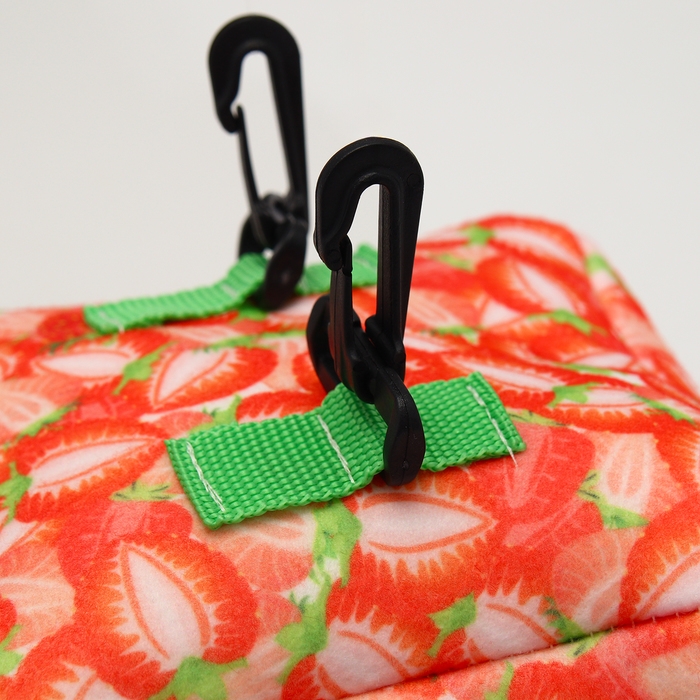 Подвесной домик-кубик Подвесной домик-кубик "Клубничка", 17 х 17 х17 см