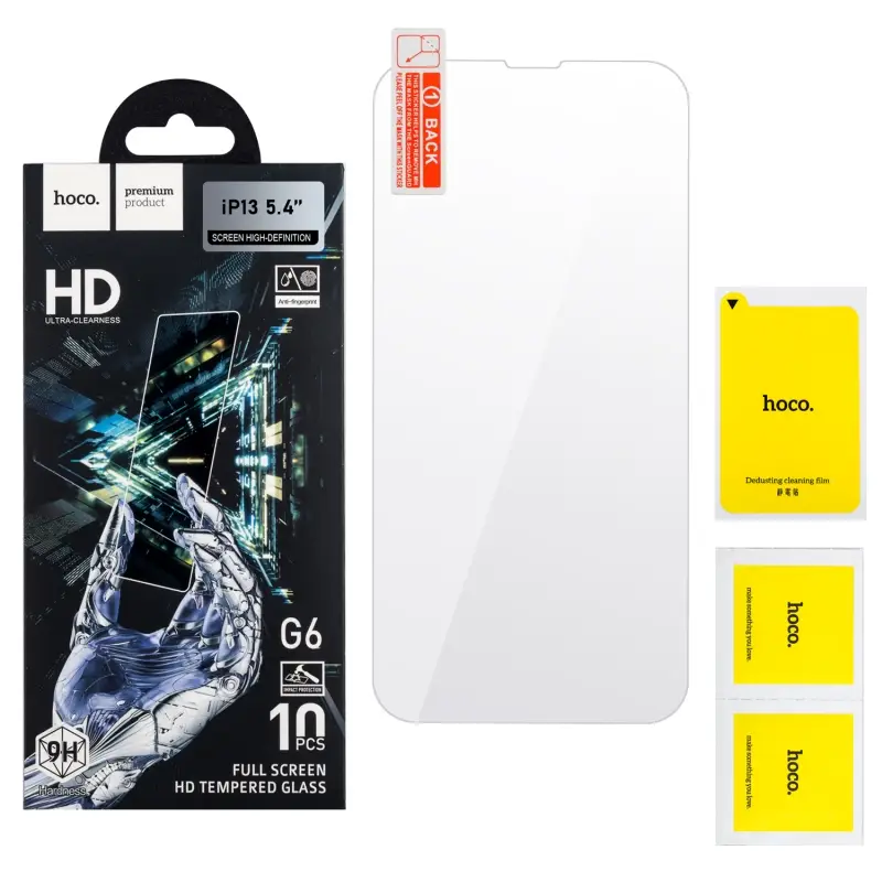 Защитное стекло IPH 13 Mini 5.4 (2021) High definition G6 HOCO Защитное стекло IPH 13 Mini 5.4 (2021) High definition G6 HOCO