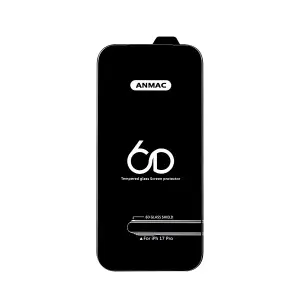 Защитное стекло для iPhone 17 Pro Anmac 6D Black без упаковки Арт. 1137577 (10 шт./уп.)