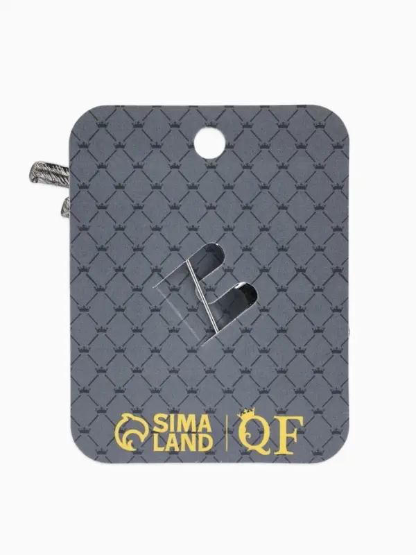 Брошь "Императрица" букет, цвет чёрно-серый в сером