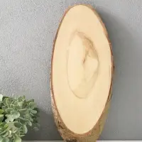 Спил осины, косой, слэб для декора, 35&times;16&plusmn;2 см