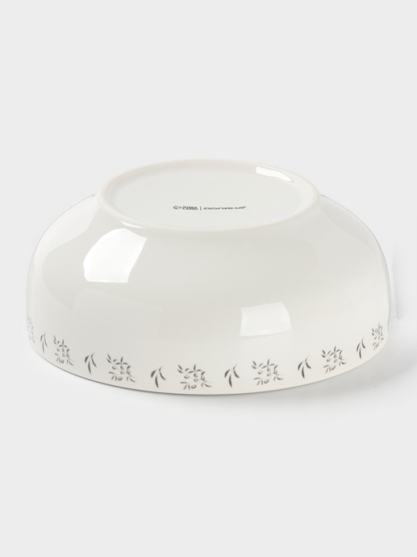 Салатник Доляна  Салатник Доляна "Гуси" цвет белый   15,5х6 см