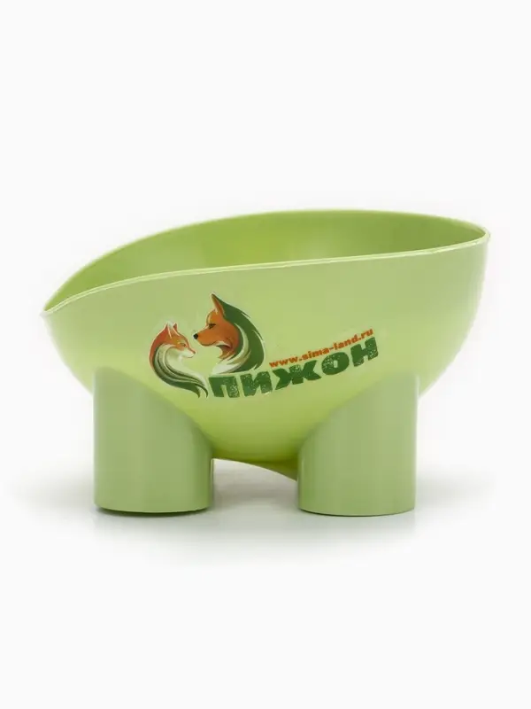 Миска высокая для животных 400 мл, зелёная Миска высокая для животных 400 мл, зелёная