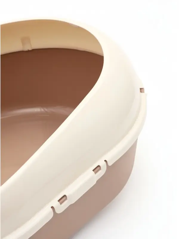 Лоток для кошек &laquo;Космо&raquo; 51.9&times;37.8&times;21.3 см, с бортом без сетки, коричневый