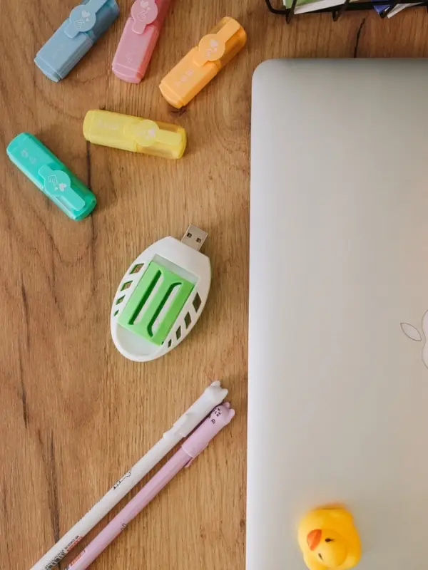 Фумигатор USB для пластин от комаров, бело-зеленый SAFEX