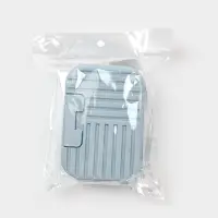 Мыльница дорожная "Лайн", цвет серый