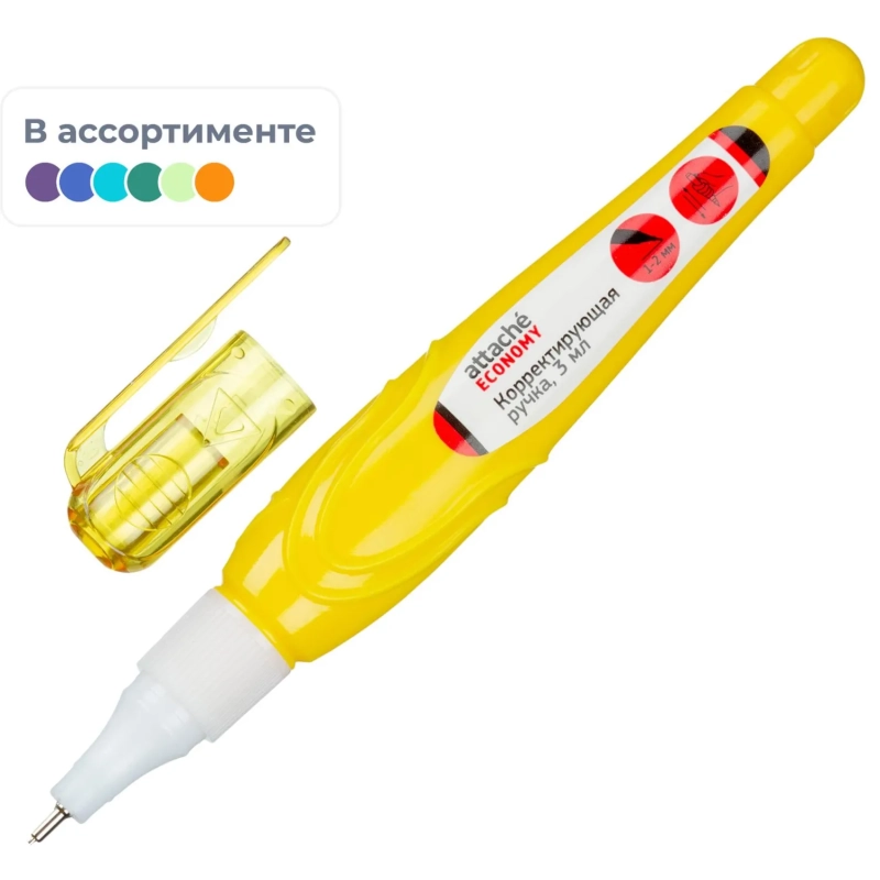 Корректирующий карандаш 3мл, мета ллический наконечник